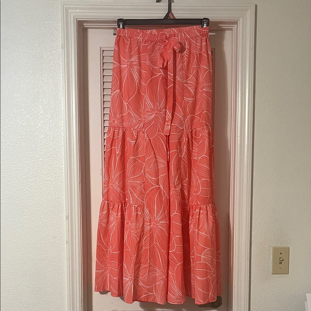 SHEIN Coral Wide Leg Pants